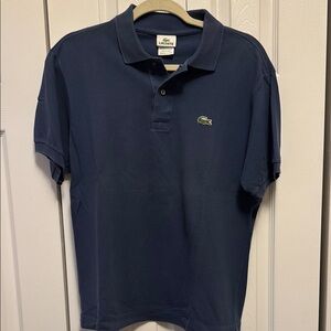 Lacoste Blue Polo Shirt Classic Design
